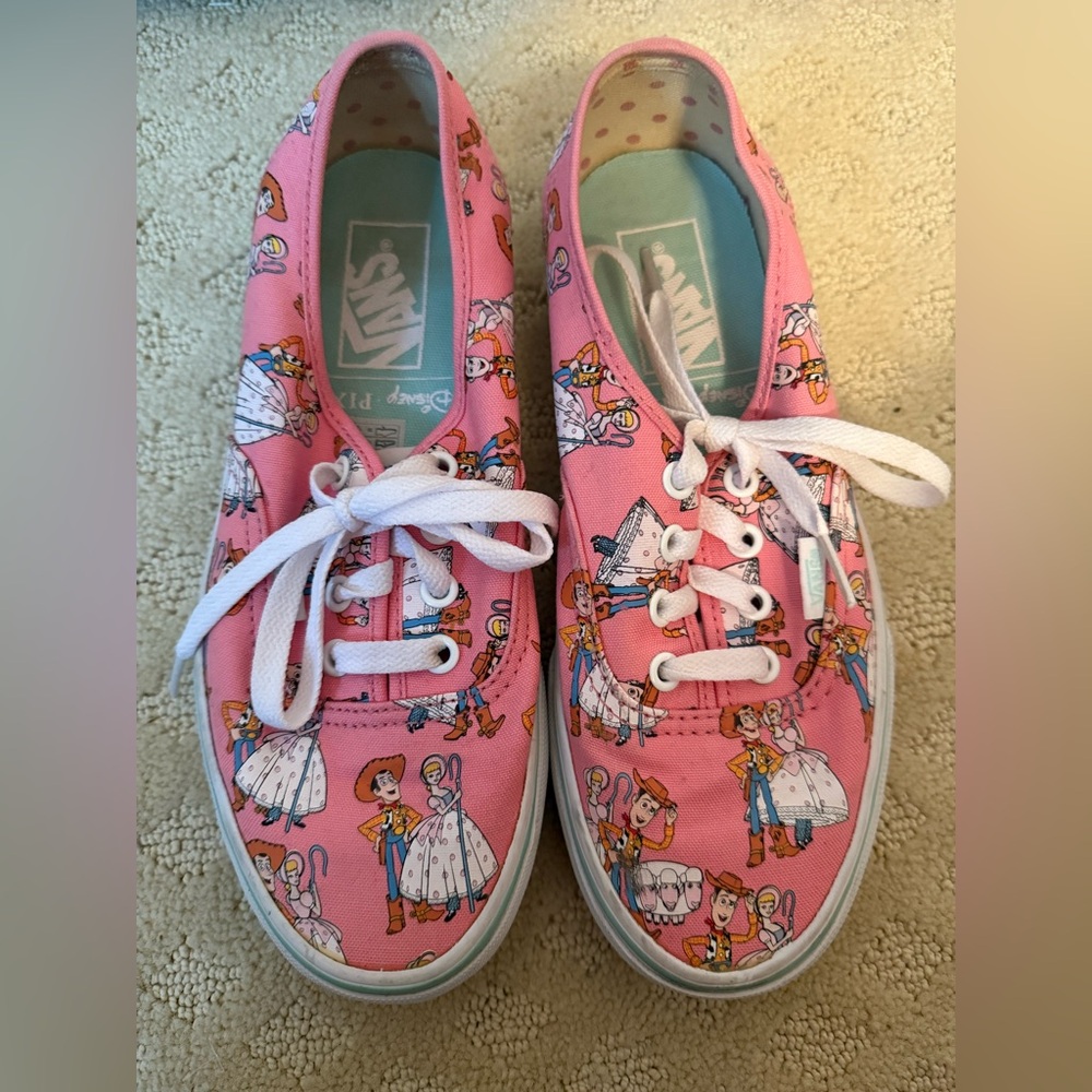 Vans x Disney Toy Story Woody Bo Peep Authentic Sneakers Limited Edition